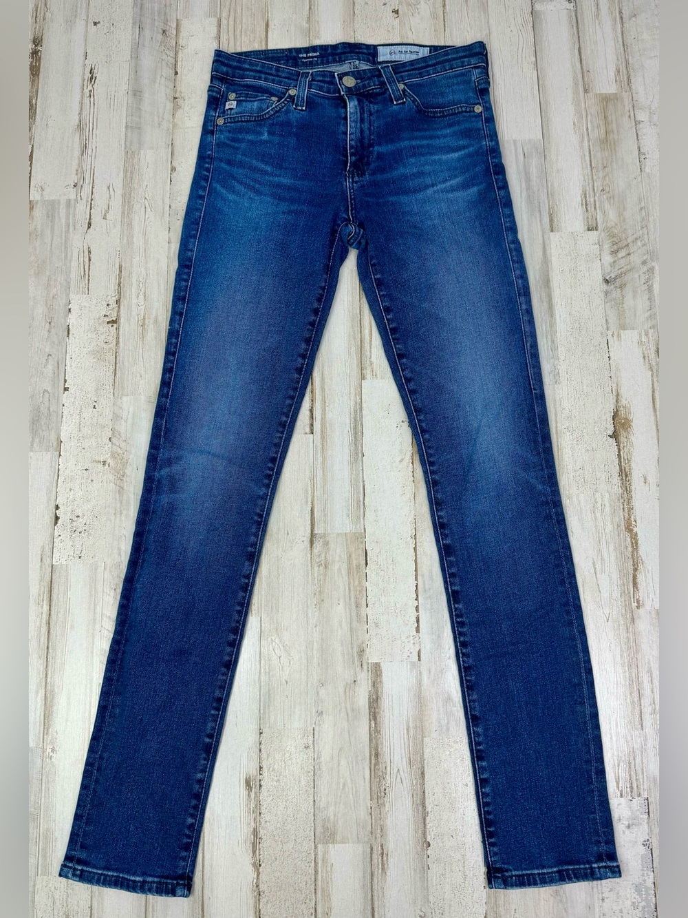 AG Adriano Goldschmied Jeans Womens 24R Blue The Prima Ankle Cigarette Ankle - Picture 2 of 12
